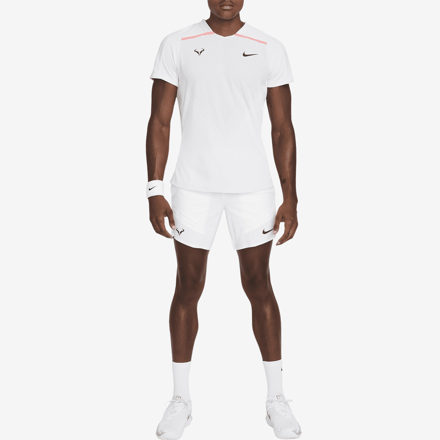 Nike耐克正品男款美国公开赛条纹LogoV领运动短袖T恤DD8540-043