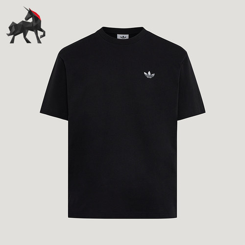 Adidas/阿迪达斯正品夏季男士运动透气宽松经典休闲短袖T恤KG6338