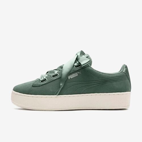 PUMA彪马正品Vikky Platform Ribbon S女款低帮防滑板鞋366418-05