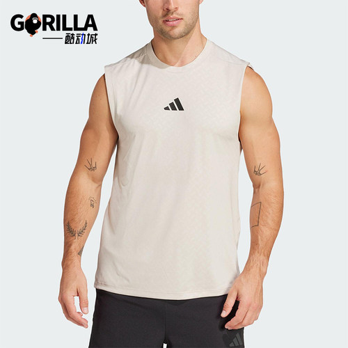 Adidas/阿迪达斯正品2025新款男士经典透气运动健身背心JM3188