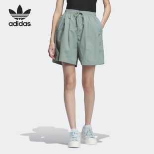 三叶草女子新款 Adidas 2023夏季 运动短裤 阿迪达斯官方正品 IP1759