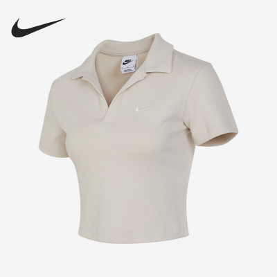 耐克女子运动翻领休闲短袖