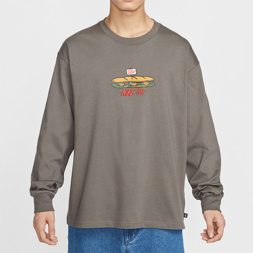 Nike/耐克正品春季新款男士经典印花宽松透气长袖T恤HJ0807-289