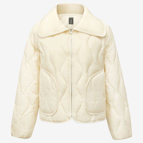 Skechers斯凯奇正品女舒适显瘦保暖羽绒服L424W180-02SB