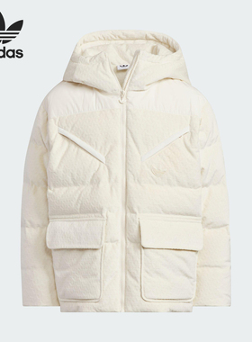 Adidas/阿迪达斯正品三叶草儿童保暖时尚宽松羽绒服KC5386