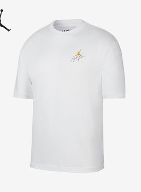 Nike/耐克官方正品Air Jordan男子运动印花透气短袖T恤DZ4055-100