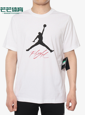 Nike/耐克正品JORDAN男士经典篮球宽松透气运动短袖AO0665-100