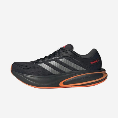 Adidas/阿迪达斯正品Response2新款男黑橙色经典轻盈跑步鞋KJ1755