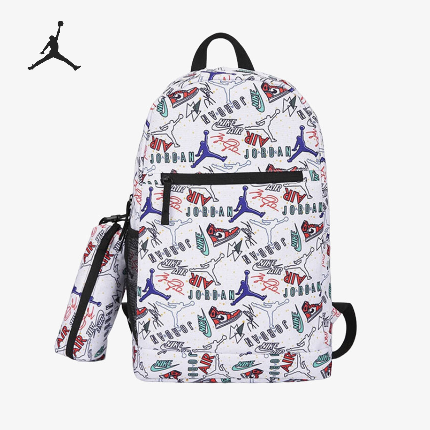 Nike/耐克正品JORDAN男女款时尚涂鸦运动双肩包FJ6775-972
