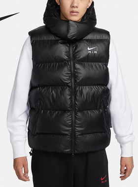 Nike/耐克正品冬季新款男子保暖连帽运动棉马甲FD6428