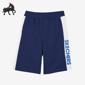 Skechers L222B004 男女儿童运动针织短裤 斯凯奇正品 夏季