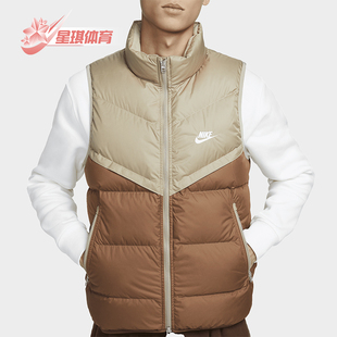 运动保暖拼接户外羽绒马甲FB8184 秋冬男士 248 耐克正品 Nike