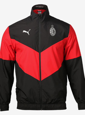 Puma/彪马正品26夏男AC米兰热身训练比赛运动休闲外套 764445-05