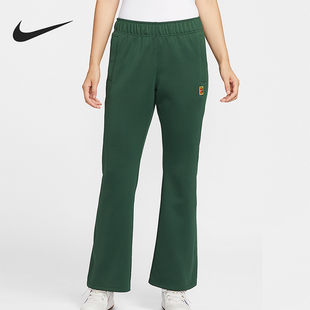 耐克正品 FZ6510 2025秋季 女士阔腿中腰针织网球长裤 323 款 Nike