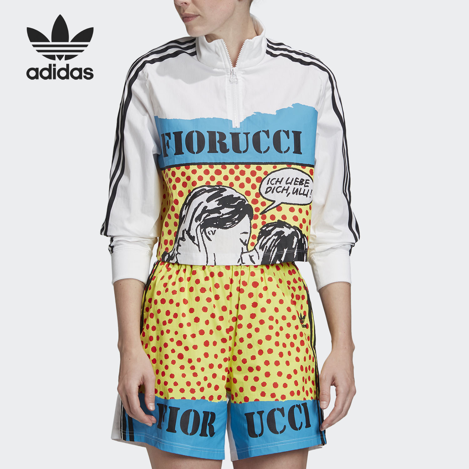 阿迪达斯女士时尚长袖T恤