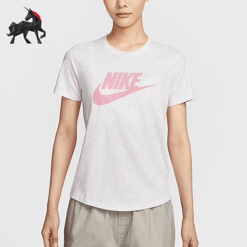 Nike/耐克正品Sportswear女士运动休闲印花透气短袖DX7907-052