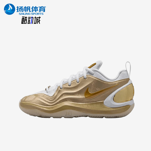 Nike/耐克正品A'One新款金黑色球场实战校园篮球鞋IR3213-900