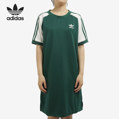 阿迪达斯三叶草女子短袖连衣裙