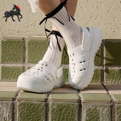 Adidas/阿迪达斯正品ADILETTE女士厚底经典休闲透气拖鞋JP9576