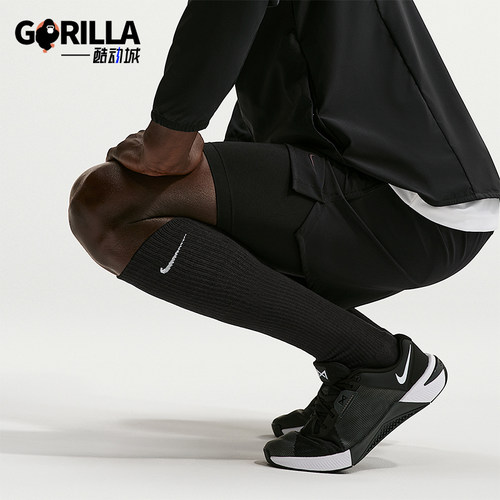 Nike/耐克正品EverydayElevated新款男经典运动长筒袜HQ8510-010