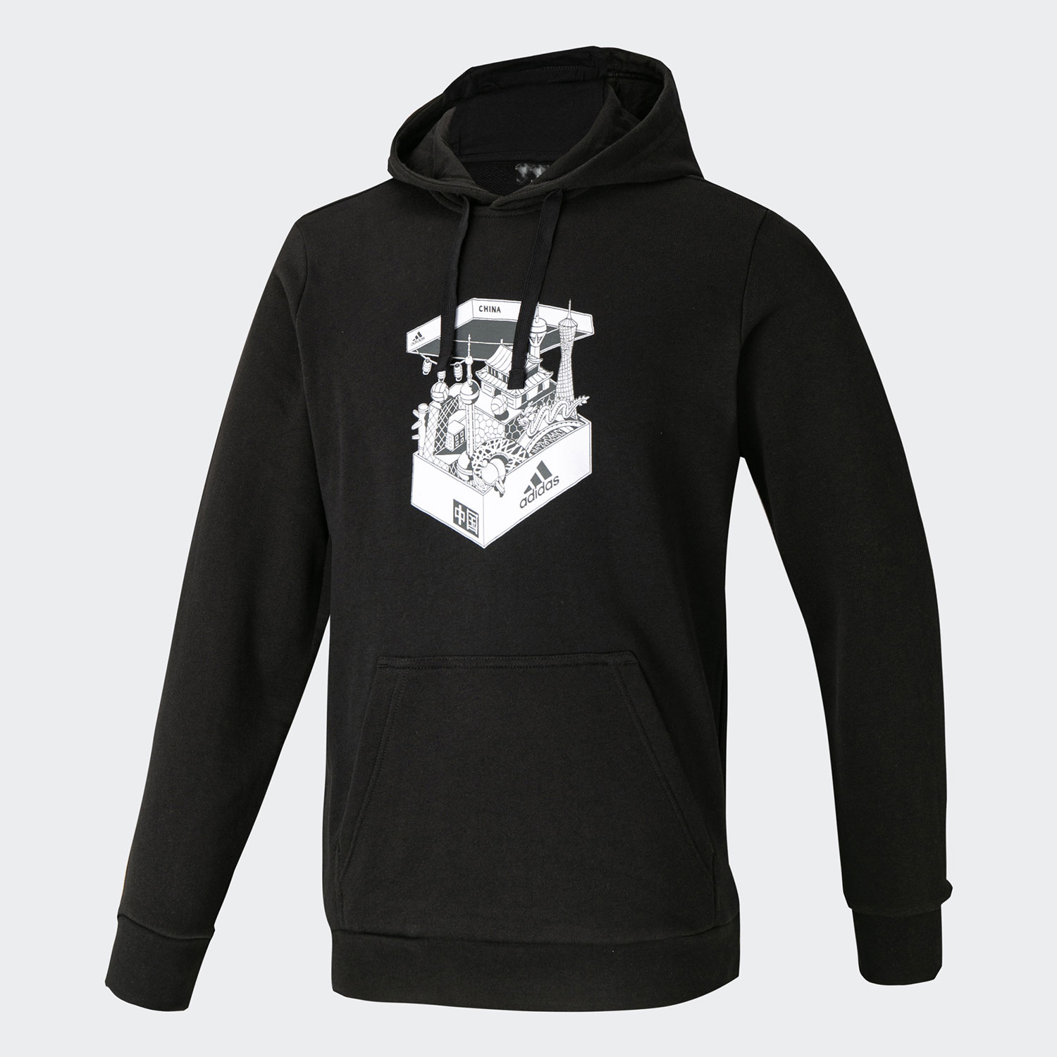 阿迪达斯男子连帽卫衣