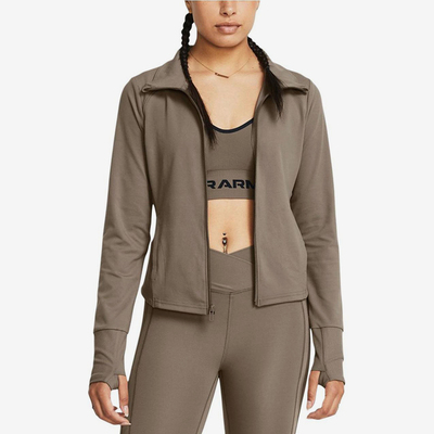 UA/安德玛正品Meridian Jacket女子针织立领夹克外套1379157-200