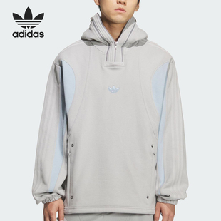 Adidas/阿迪达斯官方正品三叶草男女时尚休闲加绒宽松卫衣KS8235