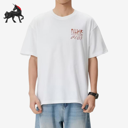 Nike/耐克正品Sportswear新款男白色街头短袖T恤IH1370-100