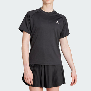 款 2025夏季 阿迪达斯正品 JZ4920 运动修身 短袖 女士网球经典 Adidas