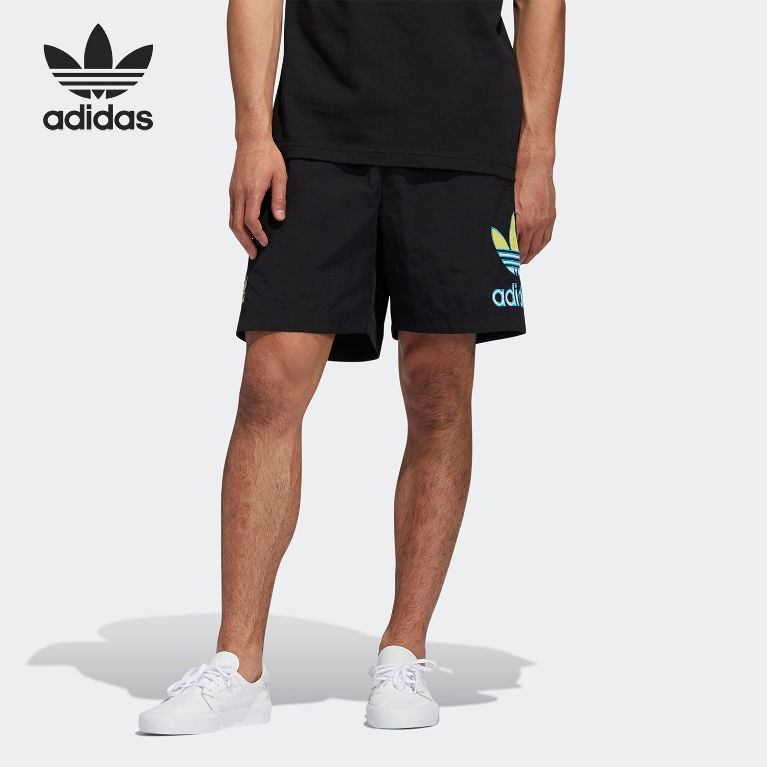 Adidas/阿迪达斯正品三叶草 TR SHORT 男子运动中长裤短裤 GL5137