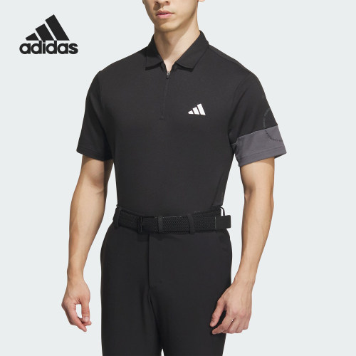 Adidas/阿迪达斯正品高尔夫男士运动透气短袖POLO衫IN9064