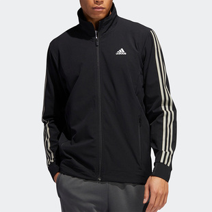新款 男子运动休闲健身夹克外套GE3424 春季 Adidas阿迪达斯正品