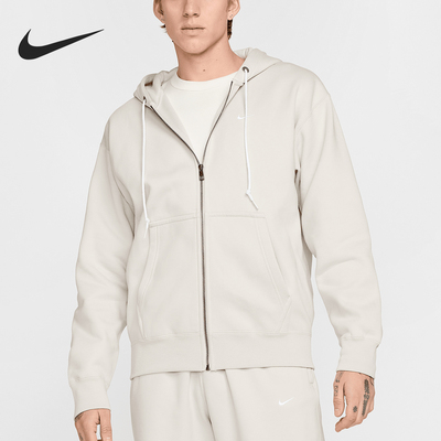 Nike/耐克正品Solo Swoosh男士加绒拉链连帽外套DR0403-072