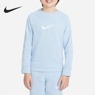 Nike/耐克正品春季大童圆领宽松休闲运动长袖卫衣DA0775-436
