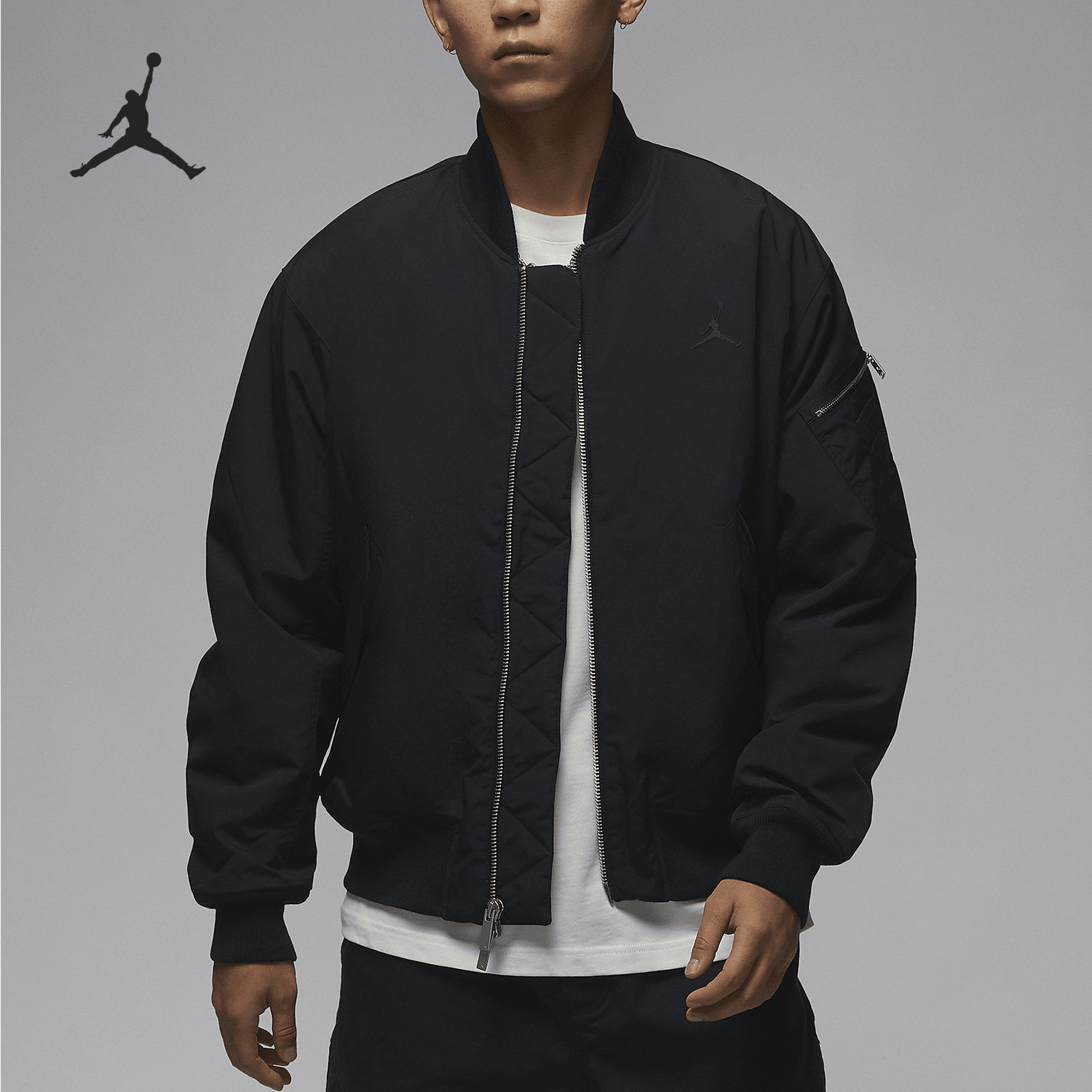 Nike/耐克正品JORDAN男士宽松运动保暖宽松棉服FV7268-010
