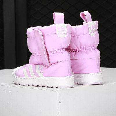 阿迪达斯正品小童雪地靴