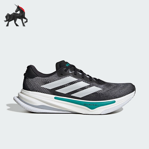 Adidas/阿迪达斯正品2025男士低帮缓震耐磨体侧运动跑步鞋JS1887