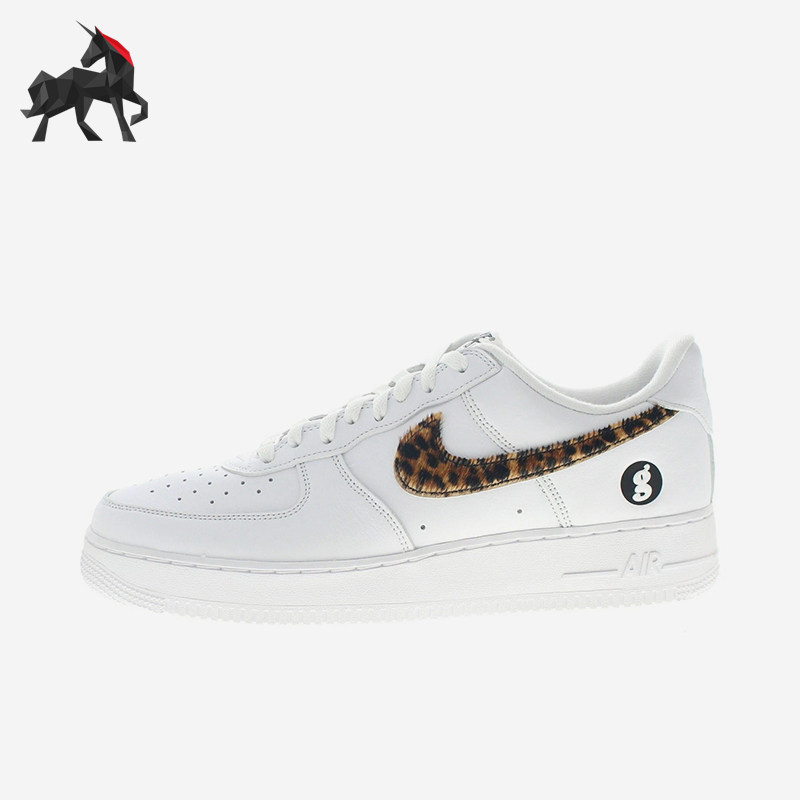 Nike/耐克正品AirForce1Low新款白豹纹色经典休闲板鞋IM3483-100