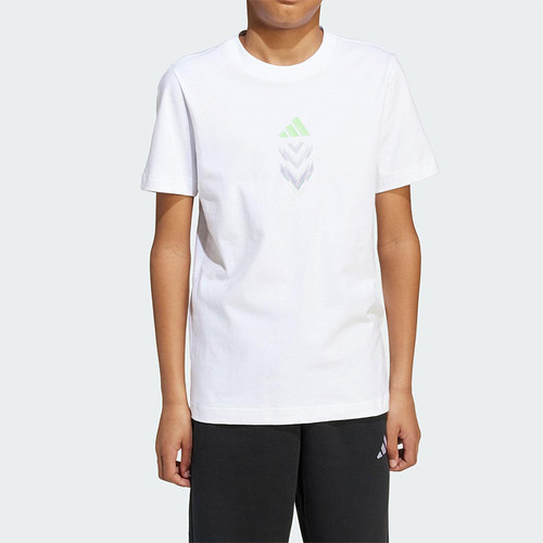 Adidas/阿迪达斯正品F50 T-SHIRT大童透气针织足球运动短袖JM8942
