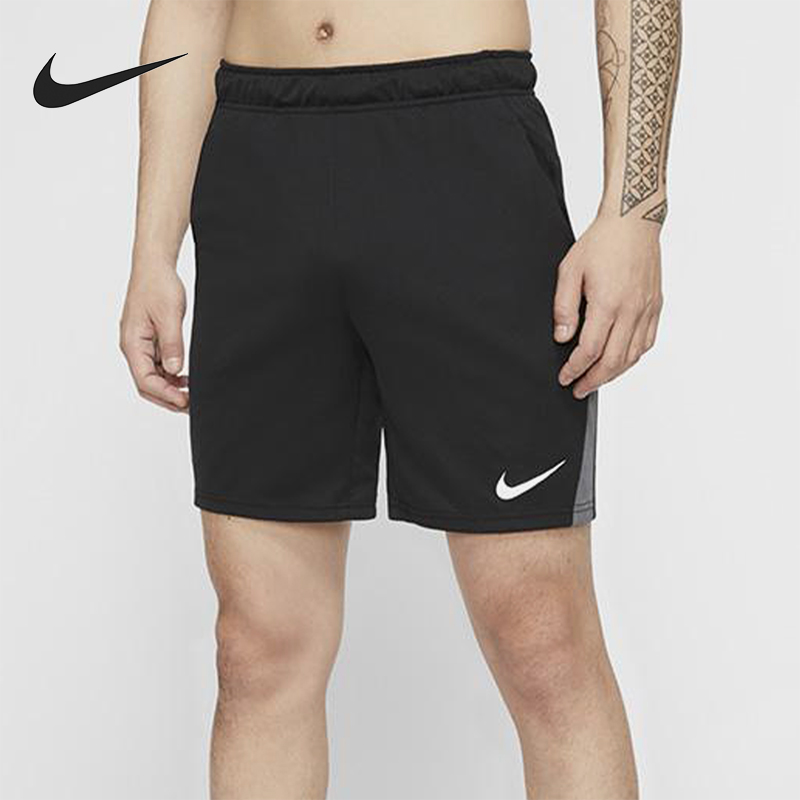 Nike/耐克正品2025男士耐穿松紧腰拼接透气跑步短裤DM1040-010