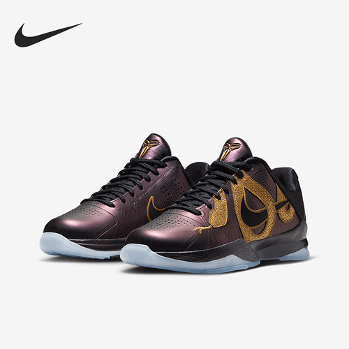 Nike/耐克正品Kobe V儿童低帮时尚缓震运动篮球鞋HM3753-500