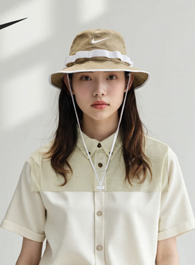 Nike/耐克官方正品DRI-FIT男女遮阳休闲户外徒步渔夫帽HJ3683-297