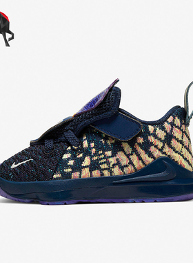 Nike/耐克正品LEBRON XVII AS经典婴童魔术贴运动鞋 CW1039-400