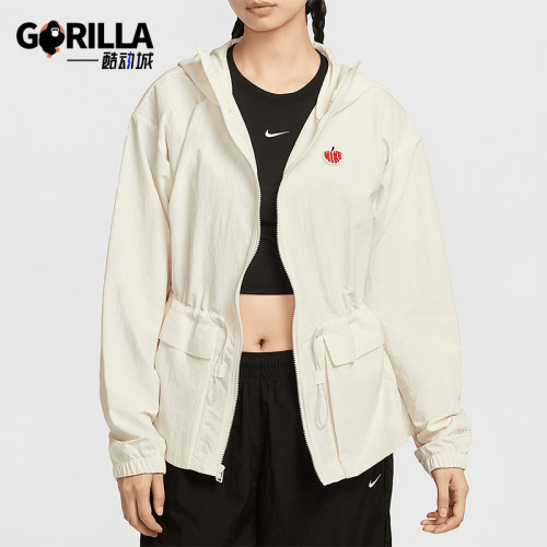 Nike/耐克正品Sportswear 女士拒水梭织夹克防晒衣HV8727-133