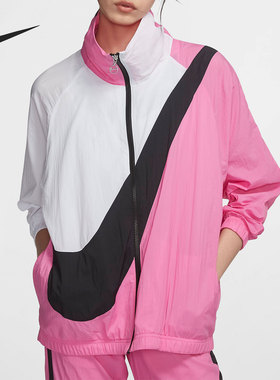 Nike/耐克官方正品女子拉链舒适立领休闲运动夹克外套 BV3686-610