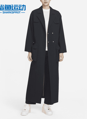 Nike/耐克正品春季新款女子休闲运动长款风衣外套DV8231-010