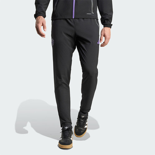 Adidas/阿迪达斯正品2025秋季款男士修身运动耐穿足球长裤JV5352