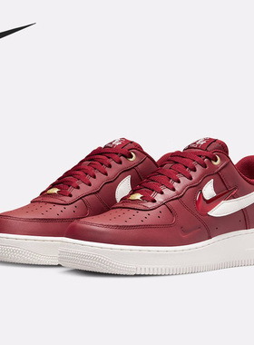 Nike/耐克正品Air Force 1 '07 PRM男子低帮休闲鞋DQ7664-600