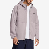 安德玛正品 保暖户外透气拉链棉服1388905 新款 简约时尚 015 男士