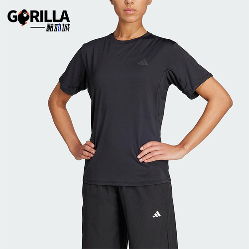 Adidas/阿迪达斯正品夏季女士凉感宽松经典健身运动短袖T恤KB5676